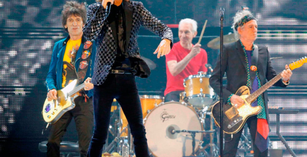 The Rolling Stones perform in Japan for the first time in eight years during their concert at Tokyo Dome in Tokyo