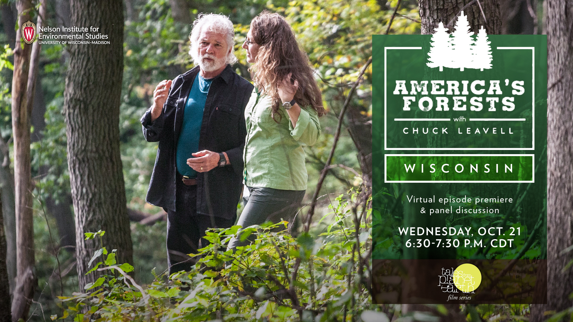 National TV Series Celebrates Launch Of Wisconsin Episodes With Oct 21   Americas Forests FB Banner 